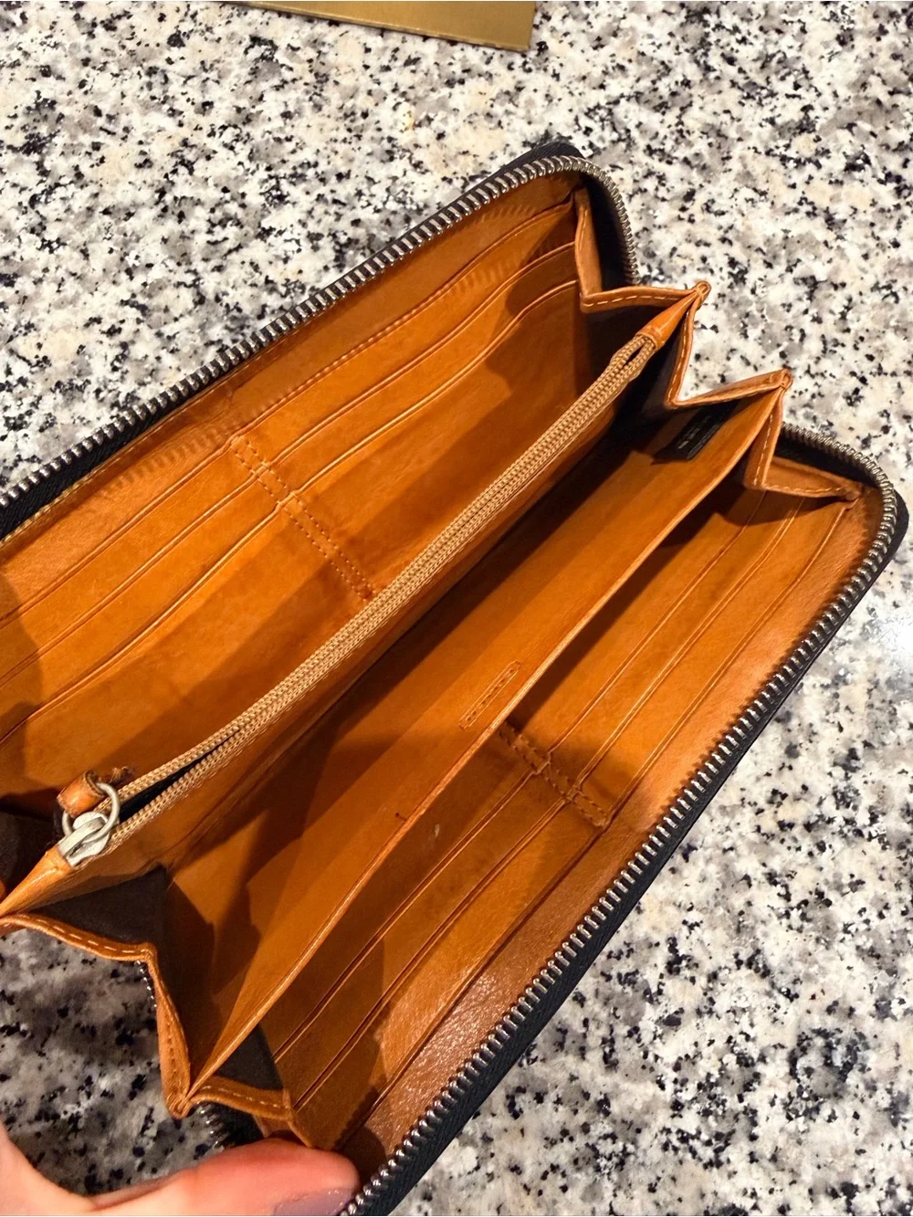 Coach Pebbled Leather Chelsea Wallet